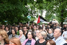 CROATIA-ZAGREB-PRO-PALESTINIAN PROTEST