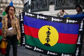 Rally In Support Of The Kanak - Paris