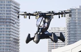 Flying vehicle's first flight in capital