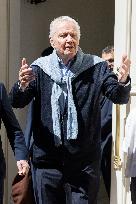 Cannes - John Voight Exits The Carlton