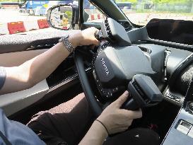 Toyota displays new steering system for disabled people