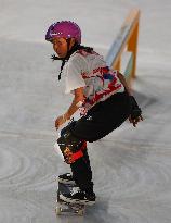 (SP)CHINA-SHANGHAI-OLYMPIC QUALIFIER SERIES SHANGHAI-SKATEBOARDING-WOMEN'S STREET-PRELIMS (CN)