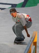 (SP)CHINA-SHANGHAI-OLYMPIC QUALIFIER SERIES SHANGHAI-SKATEBOARDING-WOMEN'S STREET-PRELIMS (CN)