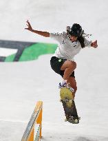 (SP)CHINA-SHANGHAI-OLYMPIC QUALIFIER SERIES SHANGHAI-SKATEBOARDING-WOMEN'S STREET-PRELIMS (CN)