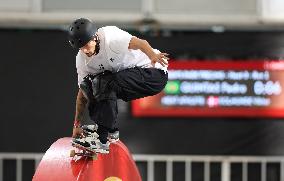 (SP)CHINA-SHANGHAI-OLYMPIC QUALIFIER SERIES SHANGHAI-SKATEBOARDING-MEN'S PARK-PRELIMS (CN)