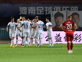 (SP)CHINA-ZHENGZHOU-FOOTBALL-CSL-HENAN VS WUHAN (CN)