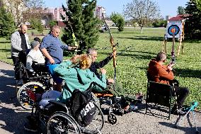 Archery masterclass for military personnel in Ivano-Frankivsk