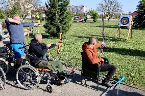 Archery masterclass for military personnel in Ivano-Frankivsk