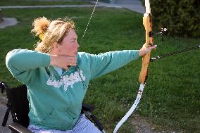 Archery masterclass for military personnel in Ivano-Frankivsk