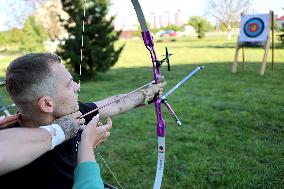 Archery masterclass for military personnel in Ivano-Frankivsk