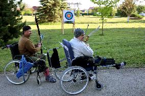 Archery masterclass for military personnel in Ivano-Frankivsk