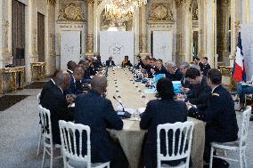 Emmanuel Macron meets with Mayotte Elected Officials - Paris