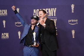 59th Academy Of Country Music Awards - Press Room