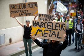 Olympic Torch: Protest Against ArcelorMittal, The Maker Of The Torch