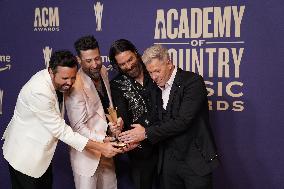 59th Academy Of Country Music Awards - Press Room