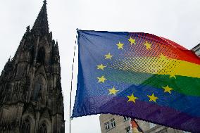 International Day Against Homophobia, Biphobia, and Transphobia Demonstration In Cologne