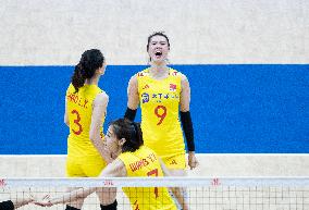 (SP)BRAZIL-RIO DE JANEIRO-VOLLEYBALL-NATIONS LEAGUE-WOMEN-CHN VS CAN