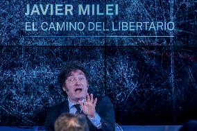 Javier Milei Promotes His Book - Madrid