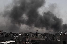 Israeli Troops Intensify Jabalia And Rafah Operations - Gaza