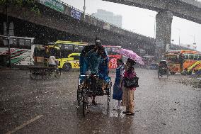 Light Rain After 48 Hours Of Heatwave In Dhaka