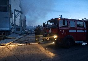 Russian missile attack damages civil enterprise in Odesa