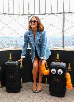 Chrissy Teigen Visits The Empire State Building - NYC