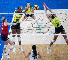 (SP)BRAZIL-RIO DE JANEIRO-VOLLEYBALL-NATIONS LEAGUE-WOMEN-BRL VS USA