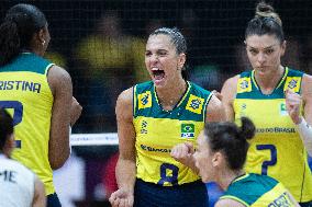 (SP)BRAZIL-RIO DE JANEIRO-VOLLEYBALL-NATIONS LEAGUE-WOMEN-BRL VS USA