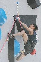 (SP)CHINA-SHANGHAI-OLYMPIC QUALIFIER SERIES SHANGHAI-SPORT CLIMBING-MEN'S BOULDER & LEAD-SEMIFINAL (CN)