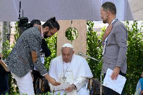 Pope Francis Leads The Meeting Arena of Peace 2024 - Verona