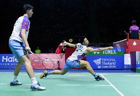 (SP)THAILAND-BANGKOK-BADMINTON-THAILAND OPEN-MEN'S DOUBLES-SEMIFINAL