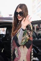 Cannes - Aishwarya Rai At Martinez Hotel