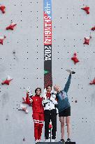 (SP)CHINA-SHANGHAI-OLYMPIC QUALIFIER SERIES SHANGHAI-SPORT CLIMBING-WOMEN'S SPEED (CN)