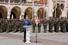 Military Arms Presentation In Krakow, Poland