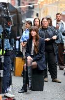 Dakota Johnson Filming - New York City