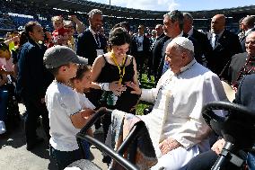 Pope Francis Celebrates Mass - Verona