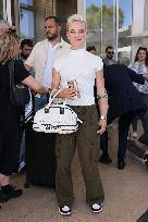 Cannes - Bebe Vio Exits The Martinez