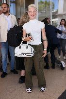 Cannes - Bebe Vio Exits The Martinez