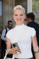 Cannes - Bebe Vio Exits The Martinez