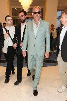 Cannes - Kevin Costner Exits The Martinez