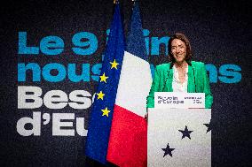 Valerie Hayer Campaigns in Strasbourg for European Parliament Elections