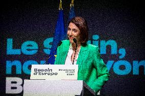 Valerie Hayer Campaigns in Strasbourg for European Parliament Elections