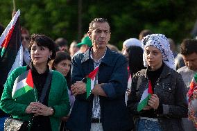 Palestinians Are Mark Nakba Day In Sofia.