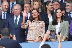Queen Letizia Attends Copa de SM la Reina Iberdrola - Zaragoza