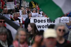 March For Palestine In Dublin