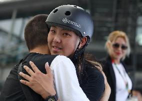 (SP)CHINA-SHANGHAI-OLYMPIC QUALIFIER SERIES SHANGHAI-SKATEBOARDING-WOMEN'S PARK-FINAL(CN)