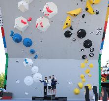 (SP)CHINA-SHANGHAI-OLYMPIC QUALIFIER SERIES-SPORT CLIMBING-MEN'S BOULDER & LEAD-FINAL(CN)