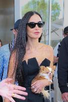 Cannes - Demi Moore At Martinez Hotel