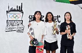 (SP)CHINA-SHANGHAI-OLYMPIC QUALIFIER SERIES SHANGHAI-SKATEBOARDING-WOMEN'S STREET-FINAL (CN)