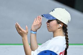 (SP)CHINA-SHANGHAI-OLYMPIC QUALIFIER SERIES SHANGHAI-SKATEBOARDING-WOMEN'S STREET-FINAL (CN)